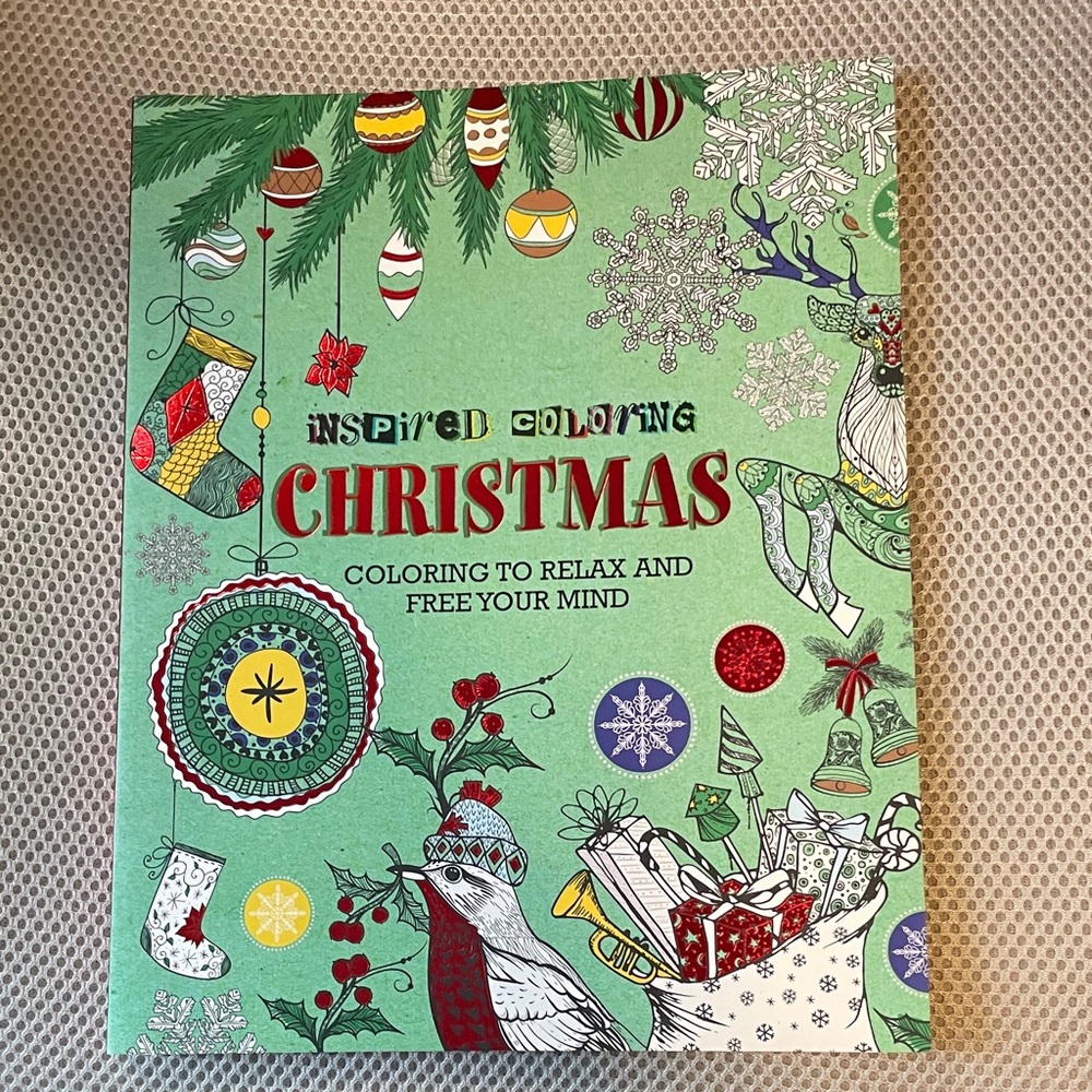 Christmas Coloring Book with Festive Designs